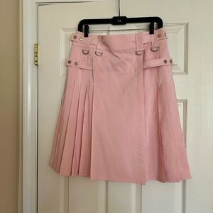 Michael Kors Collection Blush Pink Pleated Skirt made in Italy (size 6)